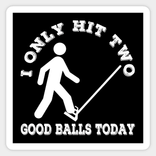 Funny Dad Joke Golf Golfing Pun Sticker